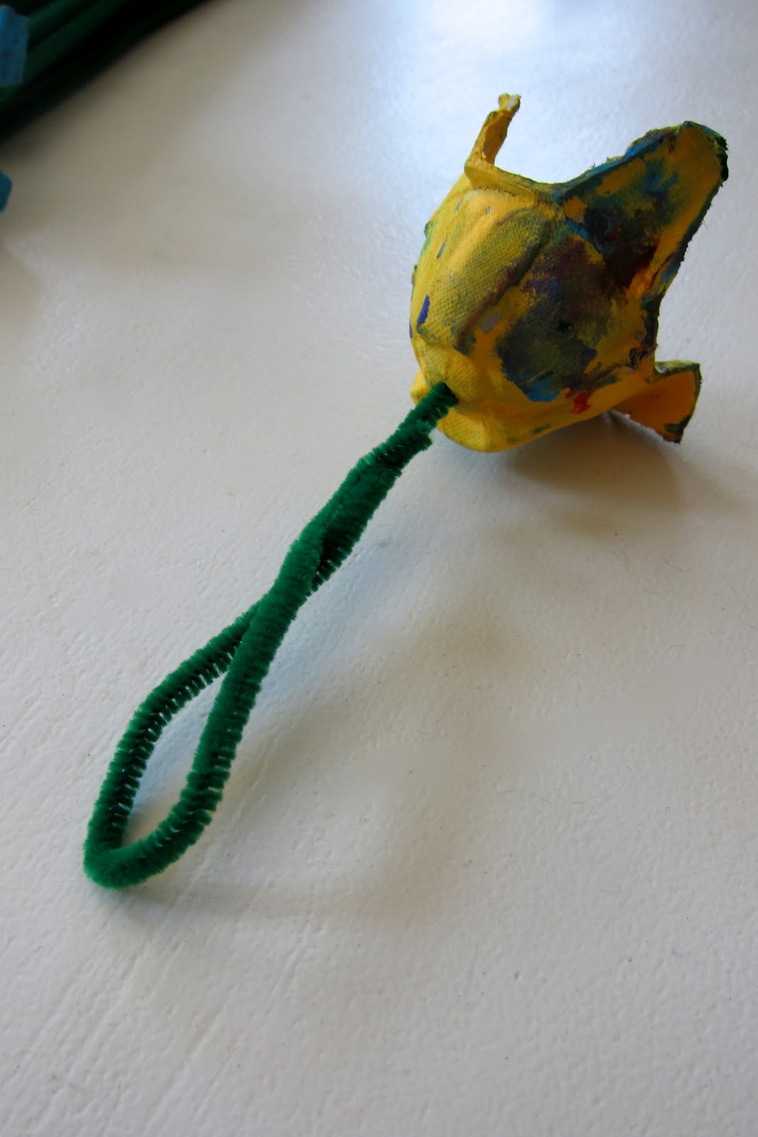 Egg Carton Flower Garden