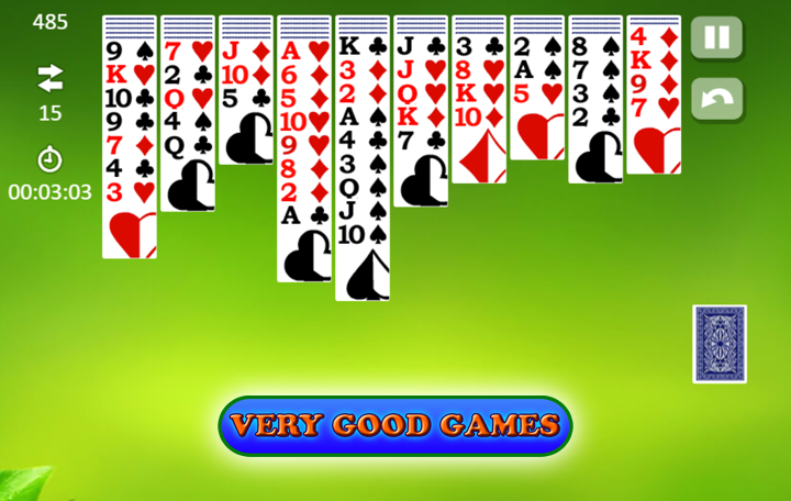 Spider Solitaire Classic game screenshot