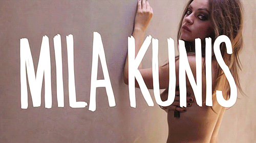 Sensualidade de Mila Kunis em 8 GIFs Sensualidade de Mila Kunis em 8 GIFs