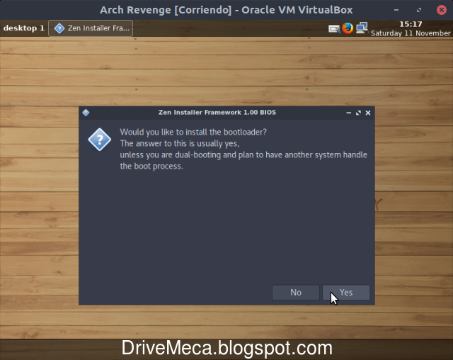 Activamos la instalacion de un manejador de boot Activamos la instalacion de un manejador de boot