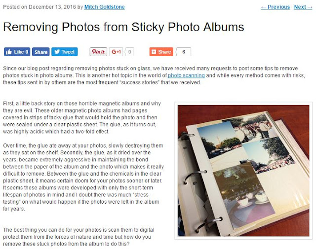 UpFront with NGS Let's Get Unstuck! Time to Remove Photos From Sticky
