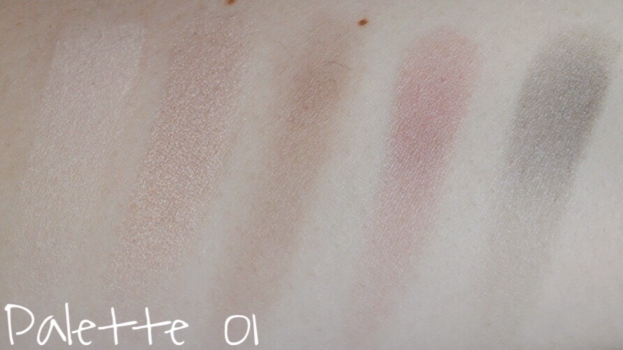 Bell Hypoallergenic Nude Eyeshadow palette swatch