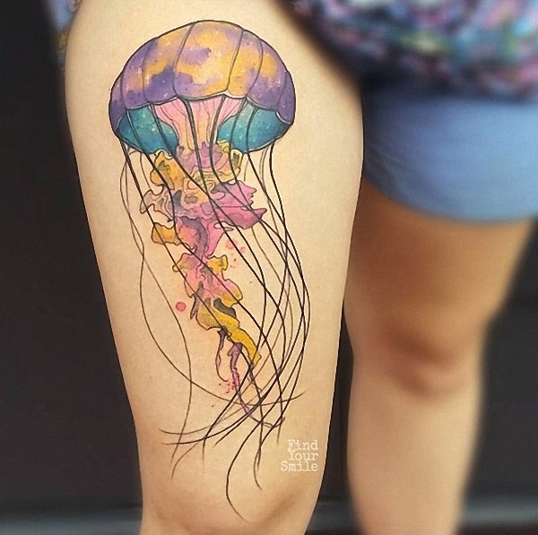 Tatuagens de Águas-vivas Tatuagens de Águas-vivas