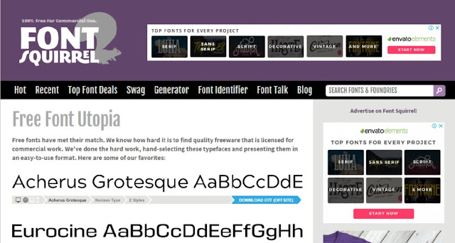 11 Situs download Font Keren dan gratis 11 Situs download Font Keren dan gratis