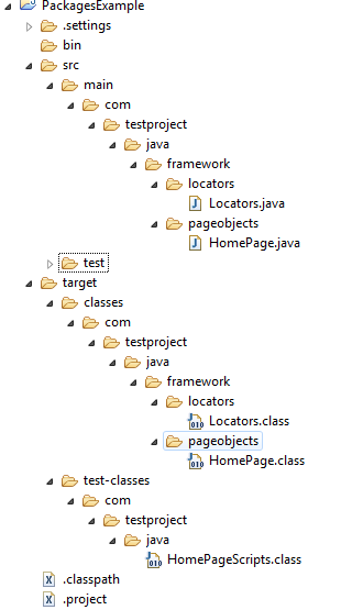 Test automation tips - create the correct project folder structure