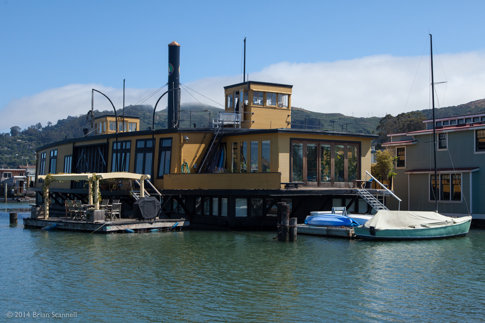 HAPPY MEDIUM STUDIOS HOUSES FLOATING IN SAUSALITO