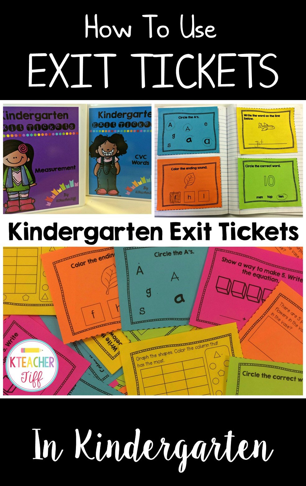 Using Exit Tickets in Kindergarten - KTeacherTiff