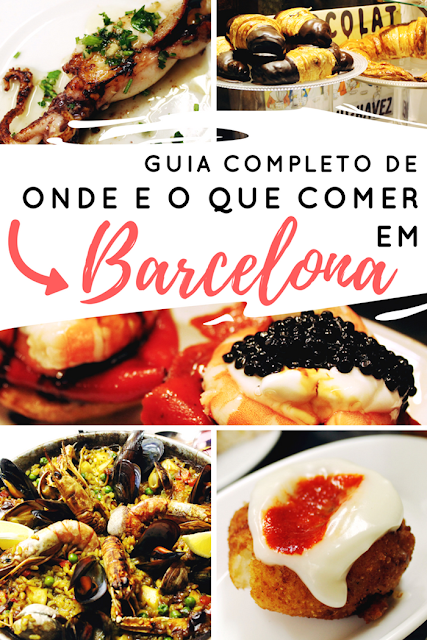Guia de onde e o que comer em Barcelona - Drawing Dreaming