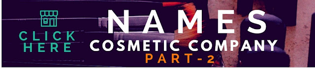 Cosmetic company names