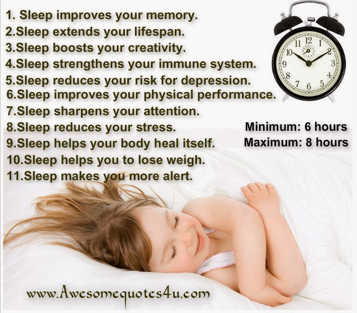Awesome Quotes Top 11 Amazing Health Benefits Of Sleep 