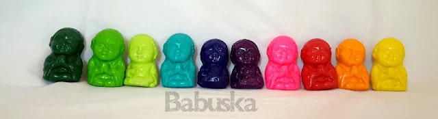 Mini Budas pintados y laqueados a mano (B1059) Babuska