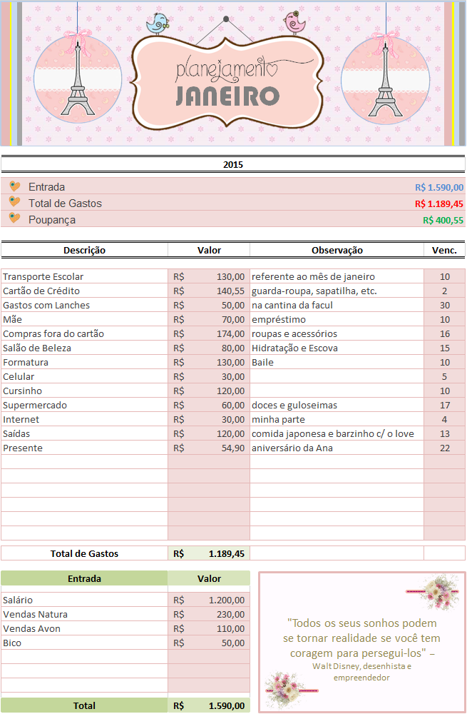 no quarto da mah planilha controle de gastos para baixar