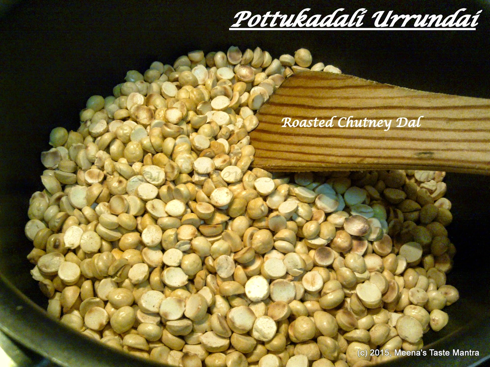 Pottukadalai Urrundai | Maa Ladoo - Dry Roast Chutney Dal