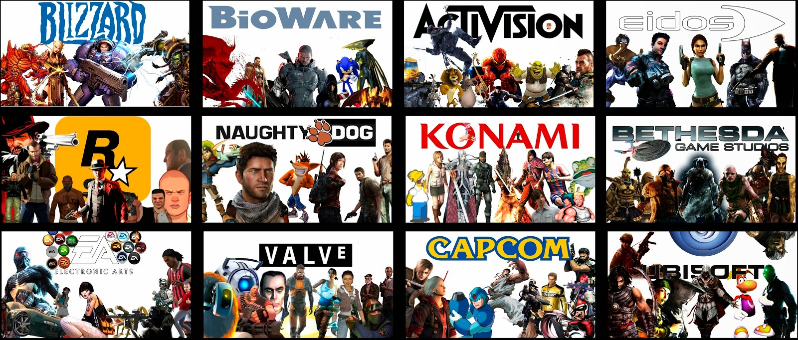 HISTORIA VIDEOJUEGOS: LAS EMPRESAS MÁS IMPORTANTES DE VIDEOJUEGOS