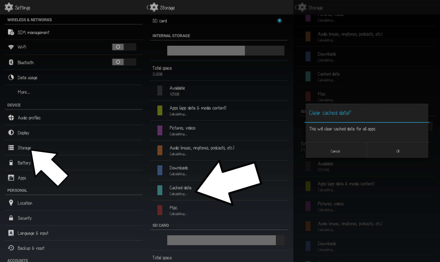 user interface di android lambat