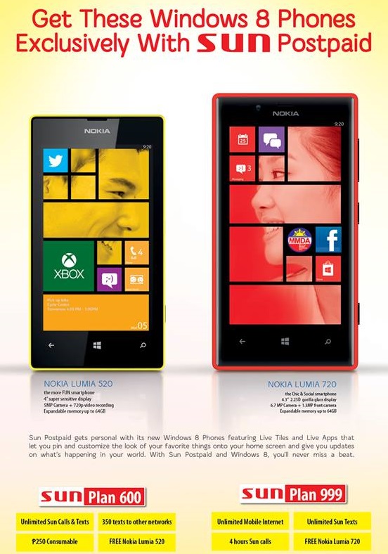 Nokia Lumia 520 and Nokia Lumia 720