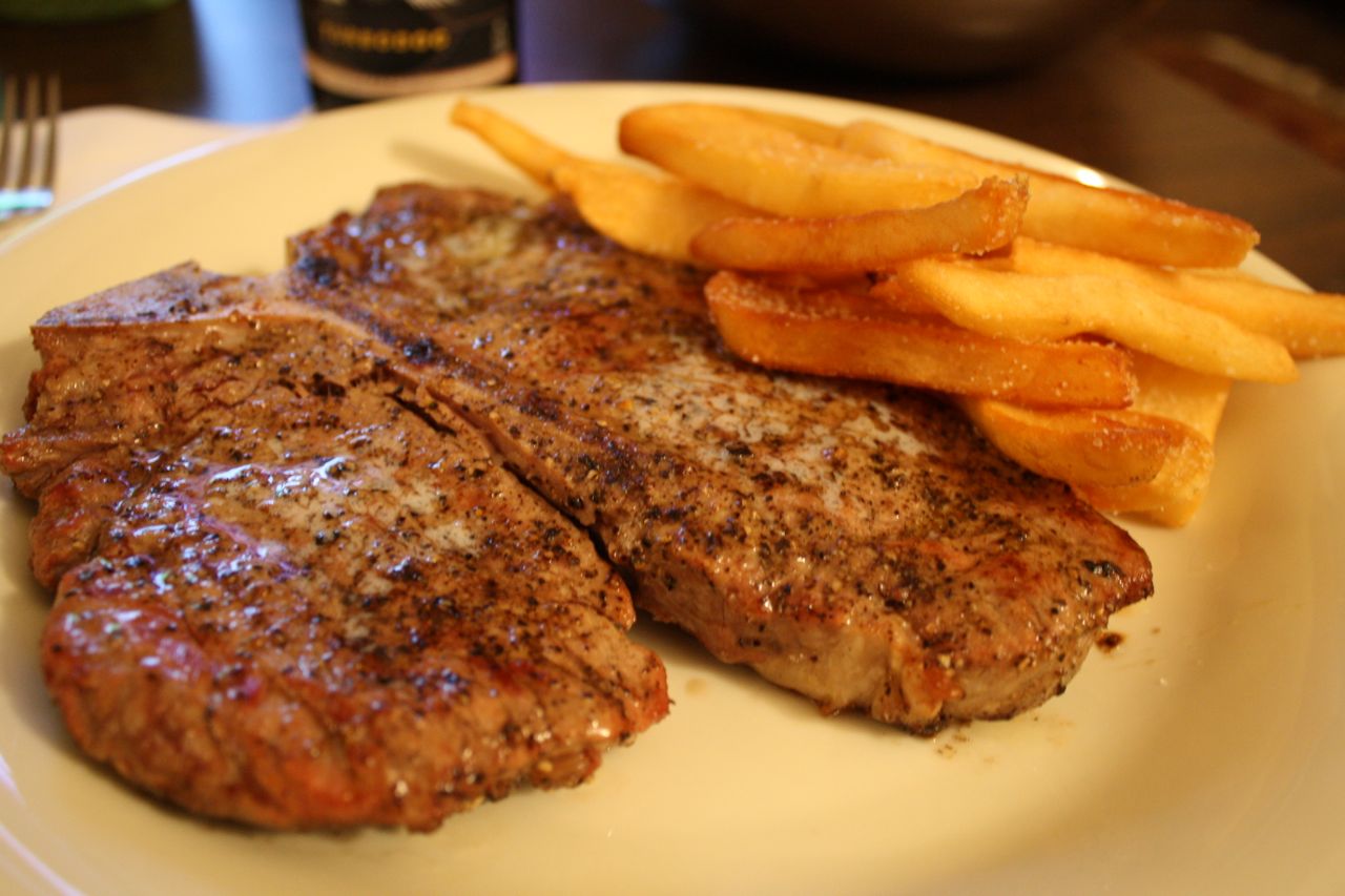 The Roediger House: Meal No. 722: Grilled Porterhouse with Steak Fries