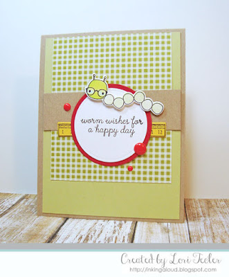 Worm Wishes card-designed by Lori Tecler/Inking Aloud-stamps from Reverse Confetti Worm Wishes card-designed by Lori Tecler/Inking Aloud-stamps from Reverse Confetti