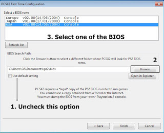 ps1 games on ps2 emulator bios black screen fix