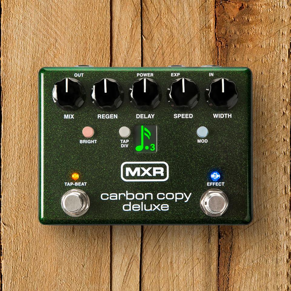 Gear Otaku: MXR Carbon Copy Deluxe 発表、タップテンポとプリセット