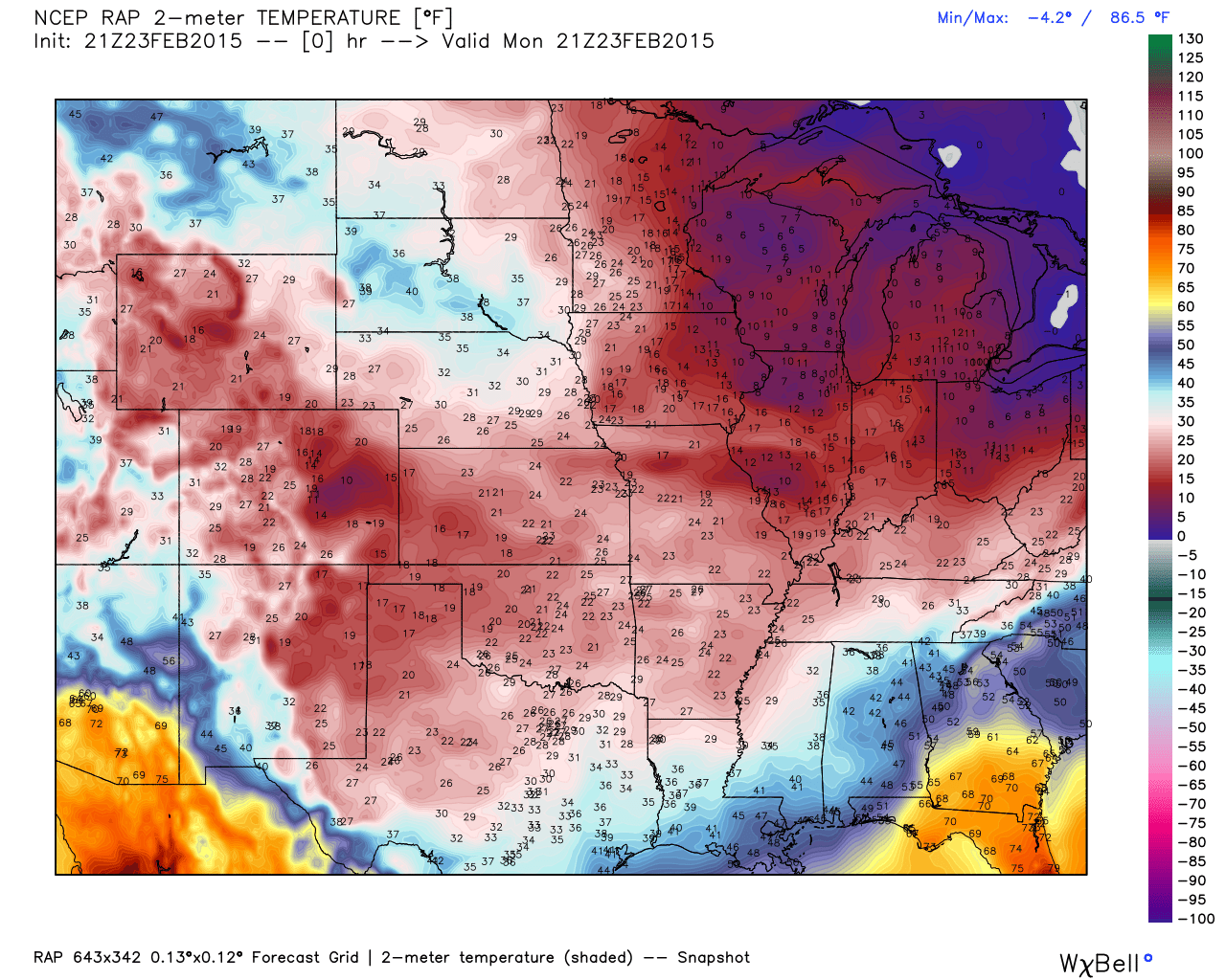Cold Day In New Mexico Northern Mtn's Get Heavy Snow.