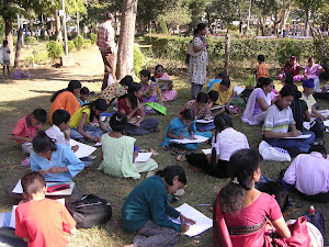 Drawing Competition on Republic Day 2012