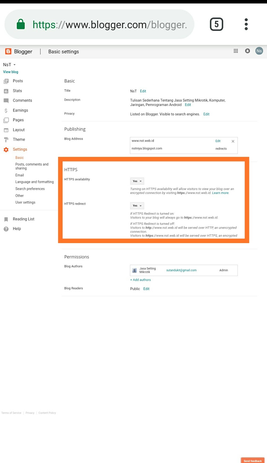 Https Custom Domain Blogger Tanpa Cloudflare