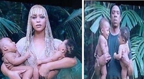 Beyonce & Her Hubby Give First Glimpse Of Their Twins