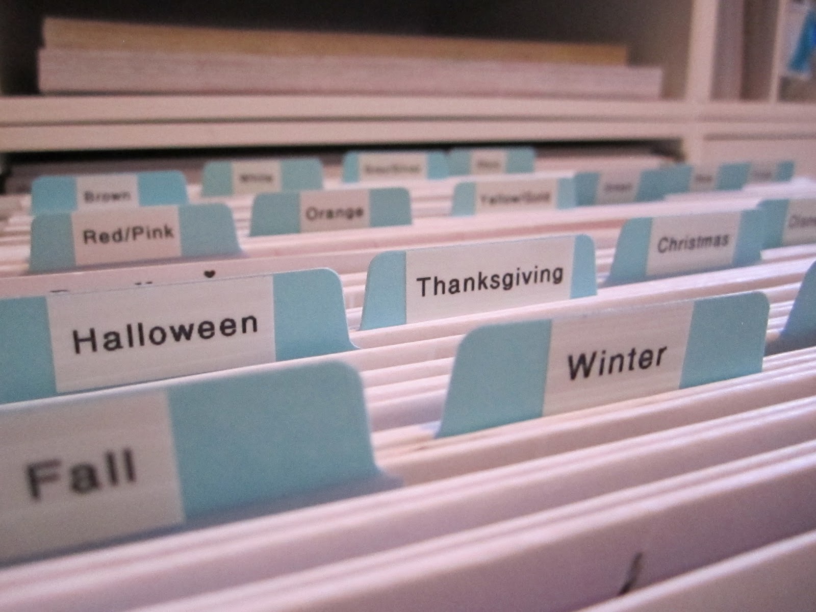 Organizing scrapbook sale paper