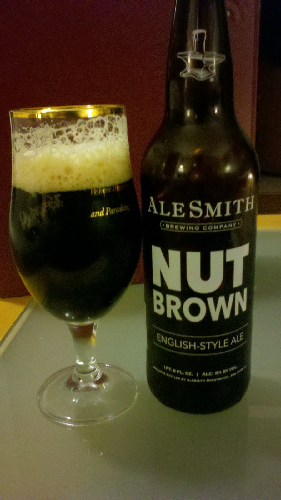 Here's to Hopping! Alesmith's Nut Brown Ale