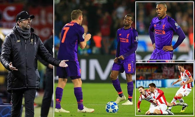 Liverpool thua cực sốc tí hon: Kỷ lục tệ hại dễ loại đau đớn Liverpool thua cực sốc tí hon: Kỷ lục tệ hại dễ loại đau đớn