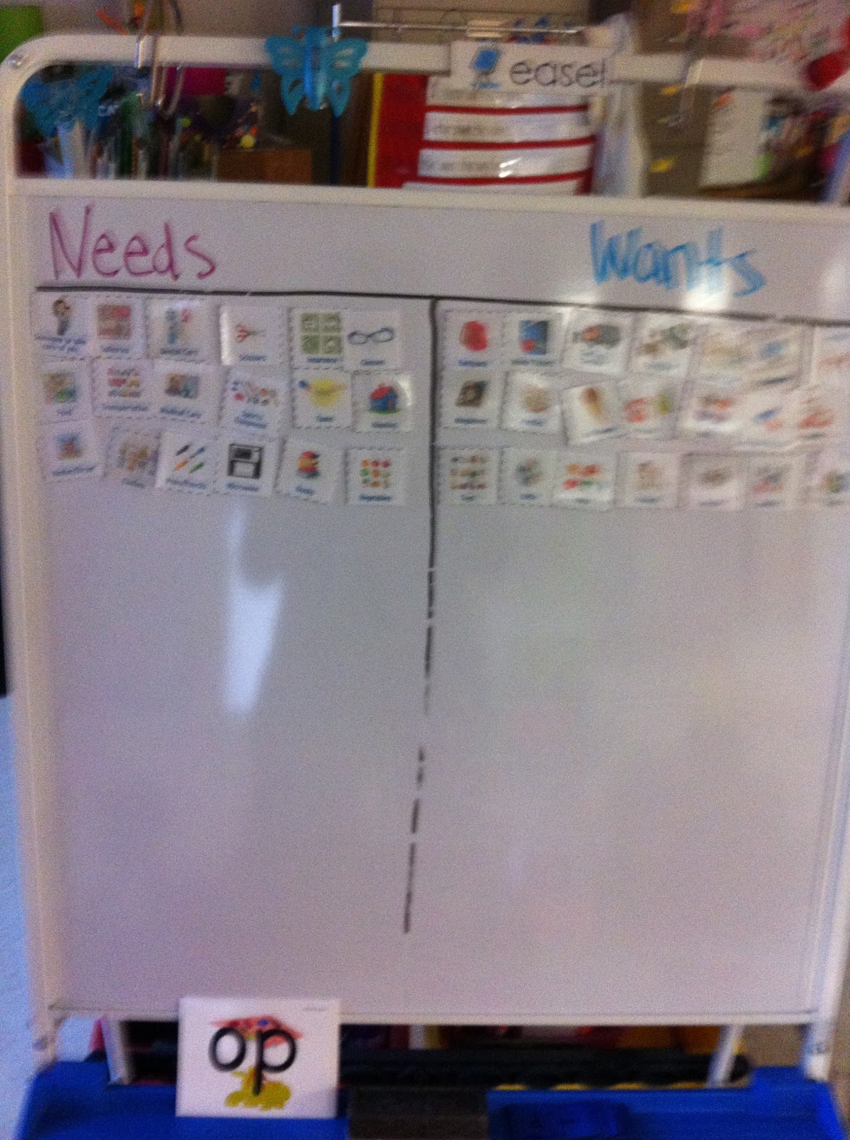 Elementary Teacher Files: Needs and Wants Quick Assessment Idea