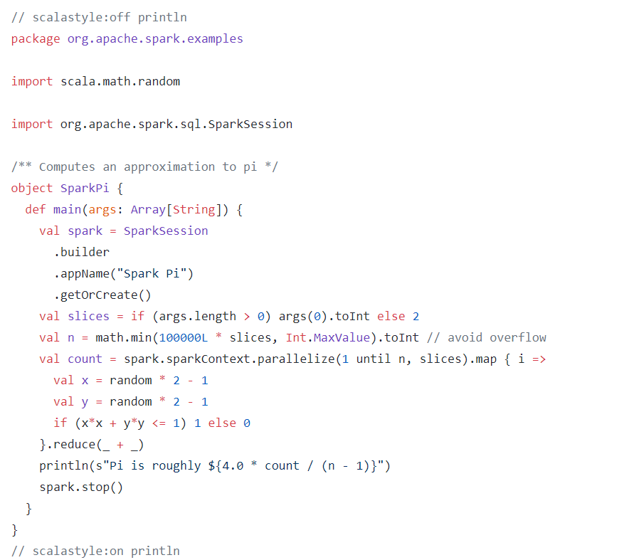 [SPARK] Spark範例: 以SparkPi為例