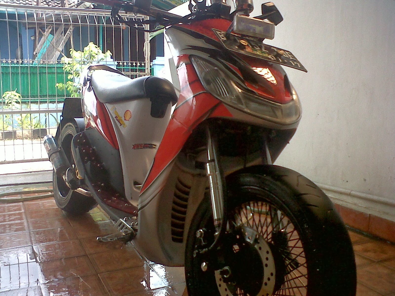  Modifikasi Spakbor Depan Mio Sporty Modifikasi Motor 