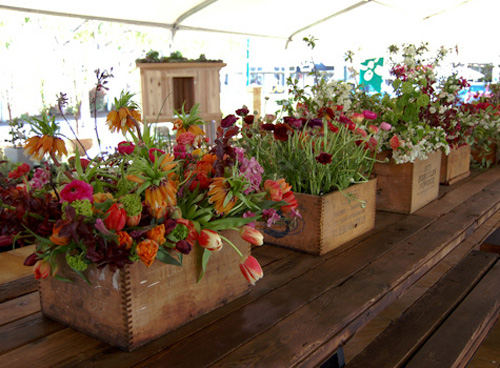 Wine Crate Centerpiece