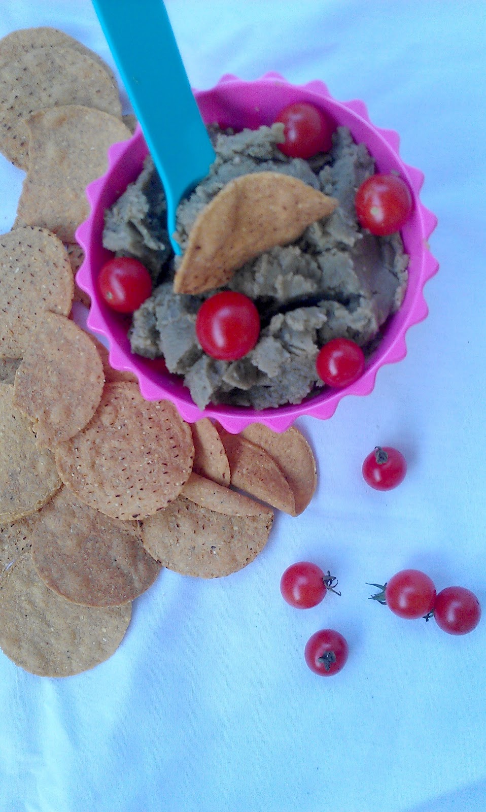 Choice Sustenance Eggplant Chickpea Dip