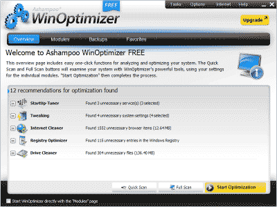 Download WinOptimizer Free