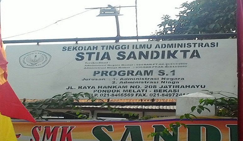 Gedung STIA Sandikta, Bekasi.