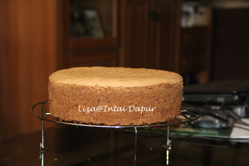 INTAI DAPUR: Kek Span Coklat.