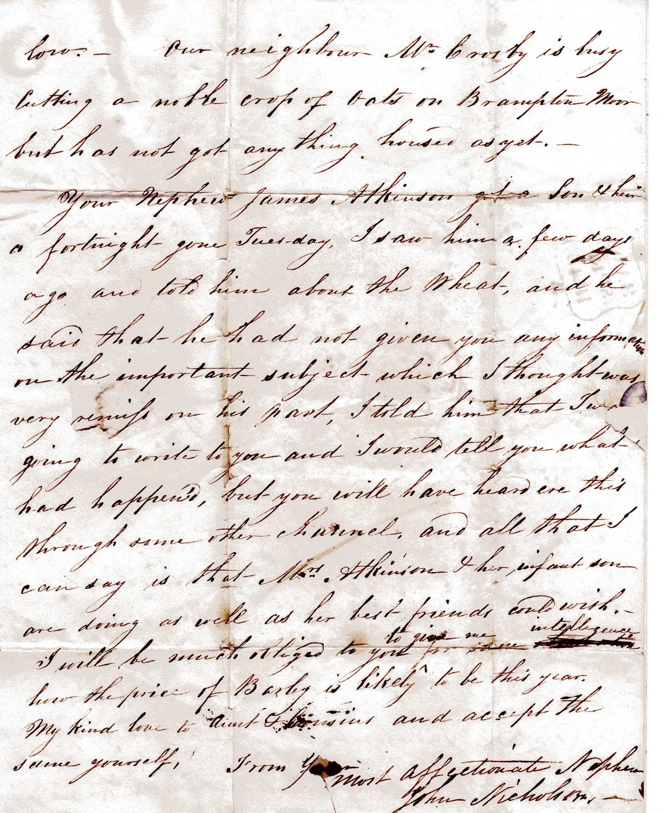 Ancestral Landscapes Kirkby Thore, Bridge End Farm.