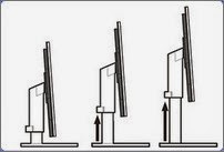 Регулировка по высоте монитора