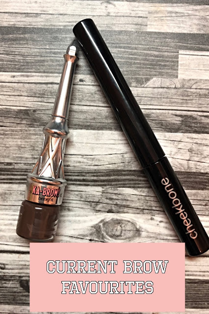 My Current Favorite Brow Products for Natural Brows (Cheekbone Beauty Perfect Brow and Benefit Ka-Brow)