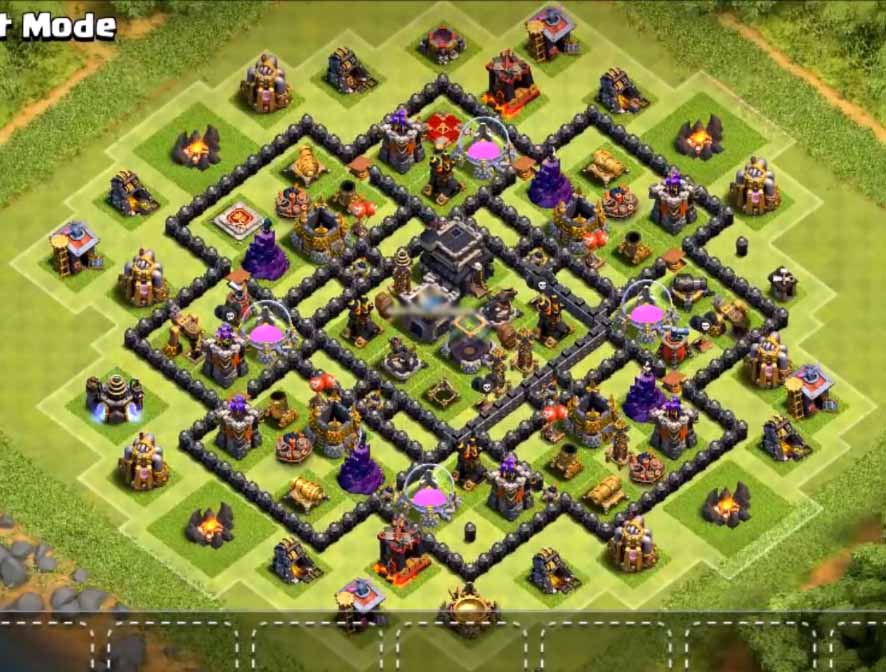 Town Hall 9 Hybrid Bases 2017/2018 (New!) Anti Everything Mj,s Clash of Clans