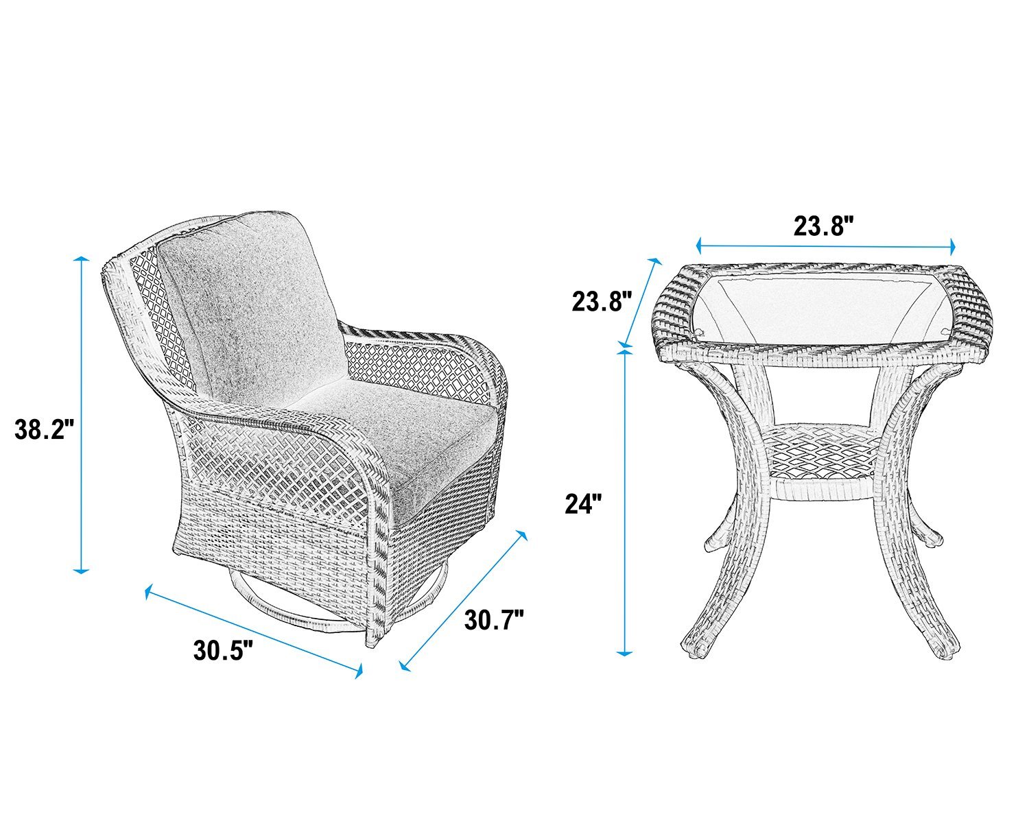 Luxury Furniture Review: PHI VILLA Patio/ Outdoor 3-Piece Luxury Furniture Review: PHI VILLA Patio/ Outdoor 3-Piece