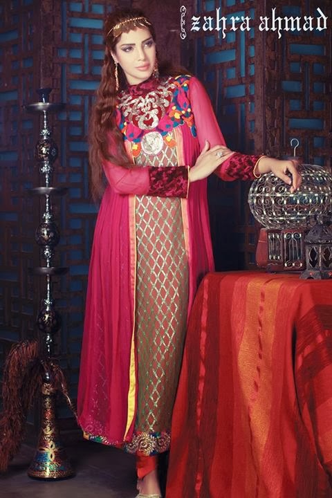 Zahra Ahmad Ottoman Collection 2014-15 | Ottoman Inspired Party Fashion ...