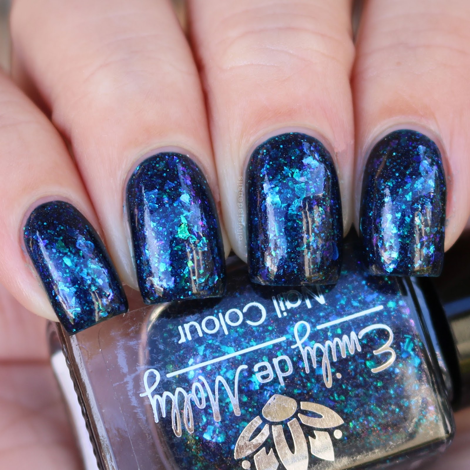 Emily de Molly The Company I Keep swatched by Olivia Jade Nails