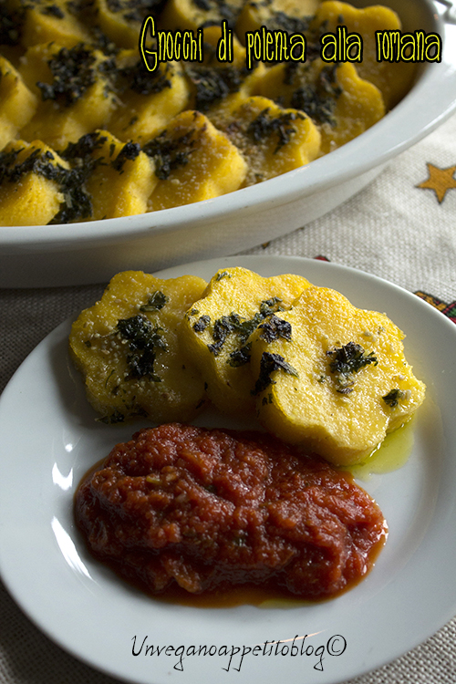Un vegano appetito VEGAN GNOCCHI DI POLENTA ALLA ROMANA