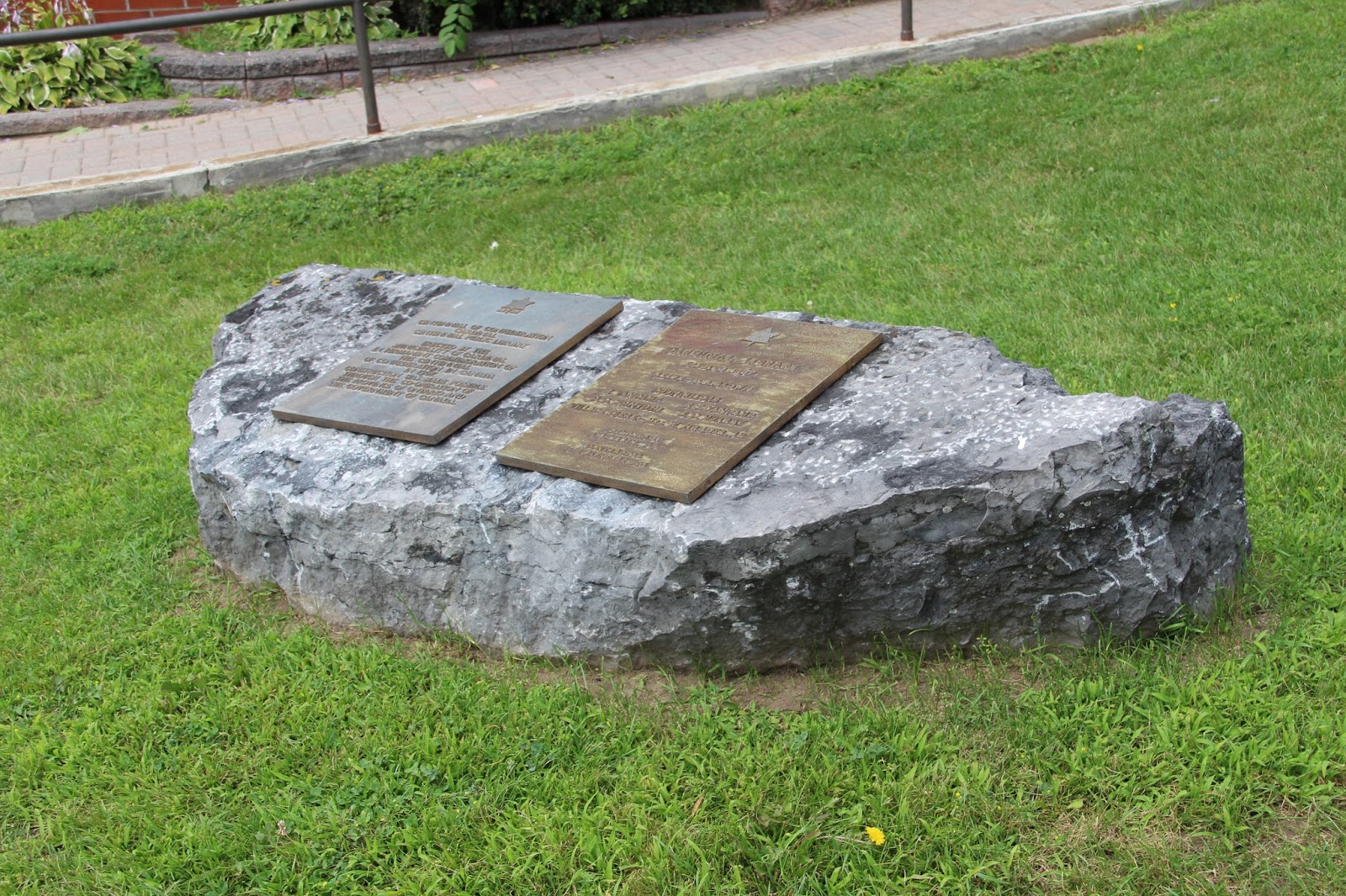 Memorials in Ottawa Cardinal Centennial Library Plaques