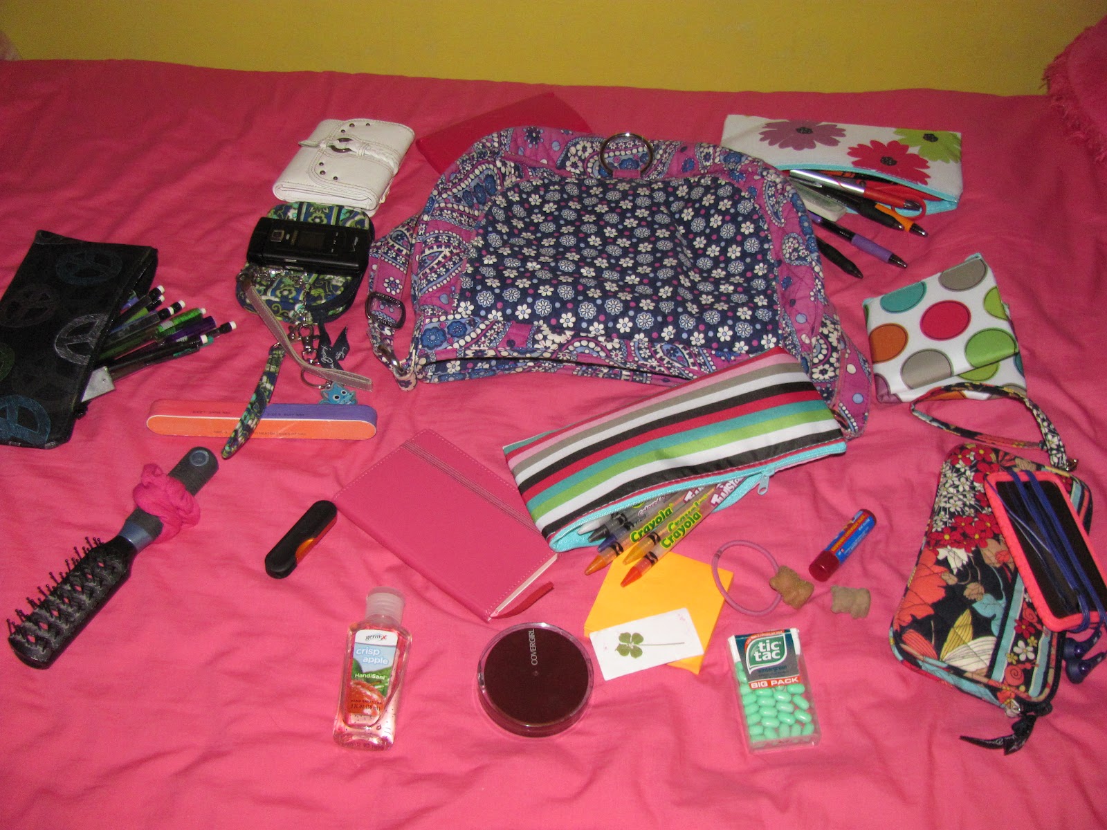 Starting High School What to Pack in a Purse for High School