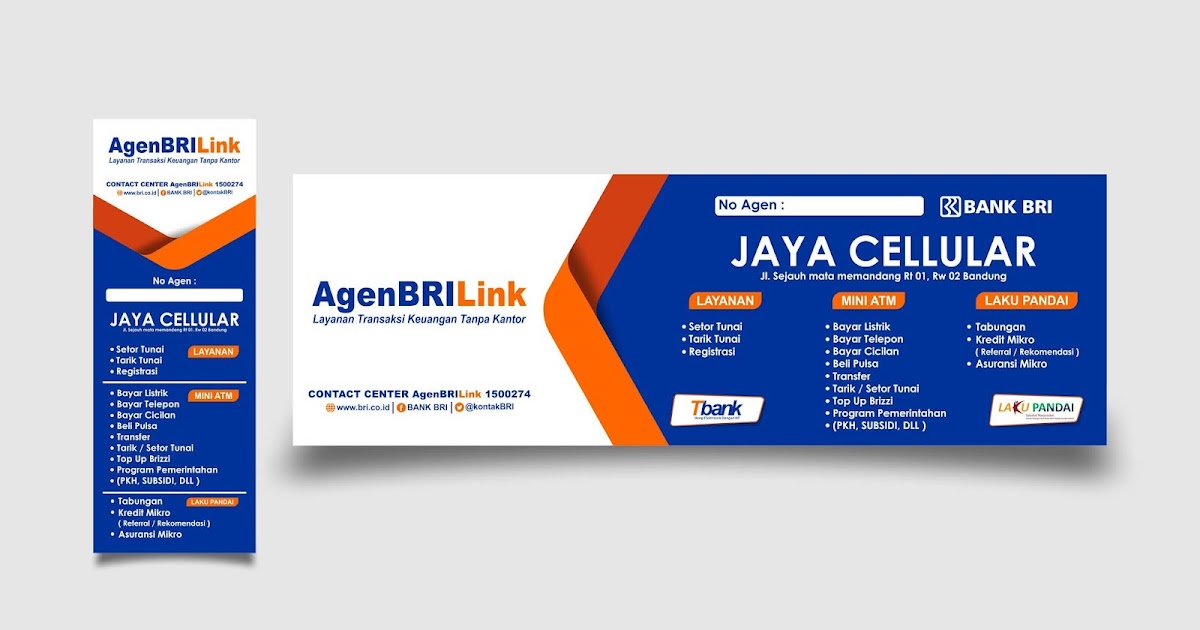 Download Template Banner Agen Brilink Idn Grafis